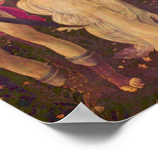 Primavera, Allegory of Spring by Sandro Botticelli Poster (Hoek)