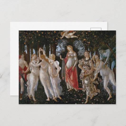 Primavera Botticelli Briefkaart (Voorkant / Achterkant)