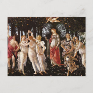Primavera, Botticelli Briefkaart