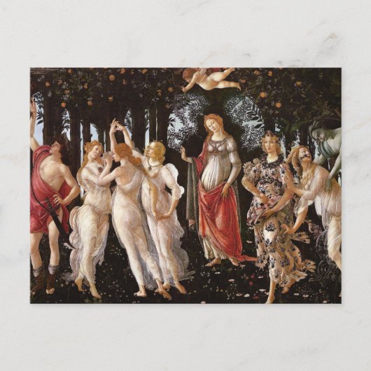Primavera, Botticelli Briefkaart (Voorkant)