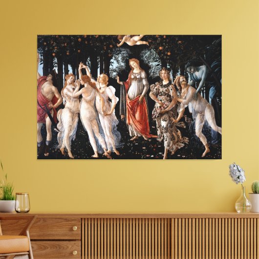 Primavera Botticelli Canvas Afdruk (Insitu (Woonkamer))