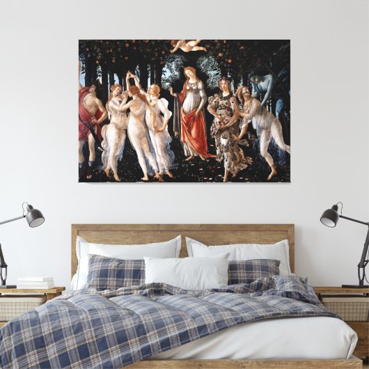 Primavera Botticelli Canvas Afdruk (Insitu (Slaapkamer))