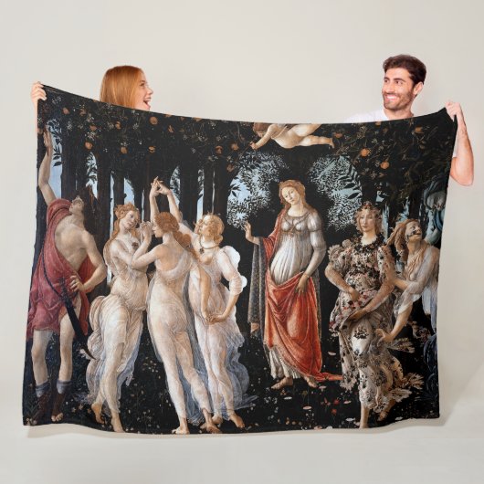 Primavera Botticelli Fleece Deken (In situ)