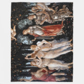 Primavera Botticelli Fleece Deken (Voorkant)