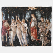 Primavera Botticelli Fleece Deken (Voorkant (Horizontaal))