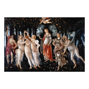 Primavera Botticelli Foto Afdruk