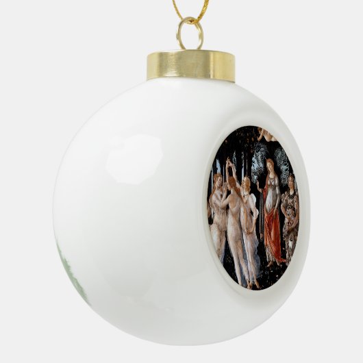 Primavera Botticelli Keramische Bal Ornament (Links)