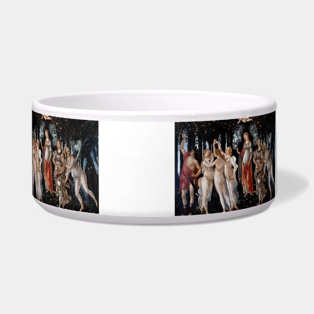Primavera Botticelli Keramische Pet Bowl Voerbakje (Rechts)