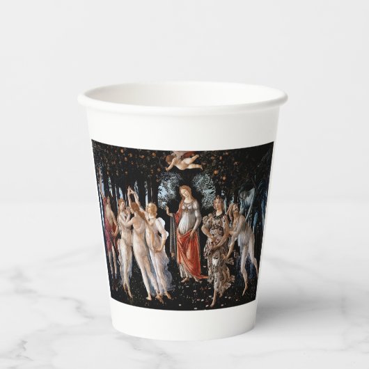 Primavera Botticelli Papieren Bekers (Voorkant)