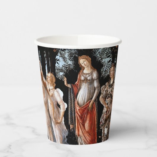 Primavera Botticelli Papieren Bekers (Links)