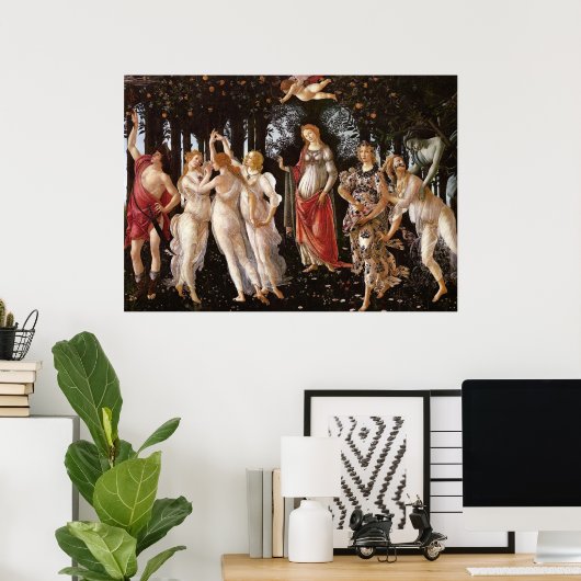 Primavera, Botticelli Poster (Thuiskantoor)
