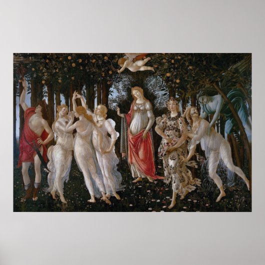Primavera Botticelli Poster (Voorkant)