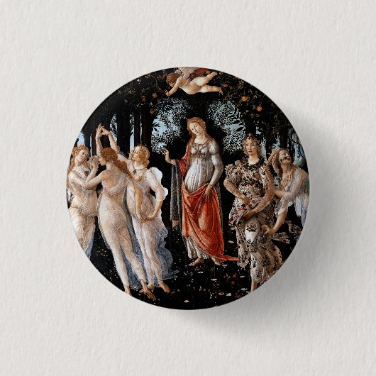 Primavera Botticelli Ronde Button 3,2 Cm (Voorkant)