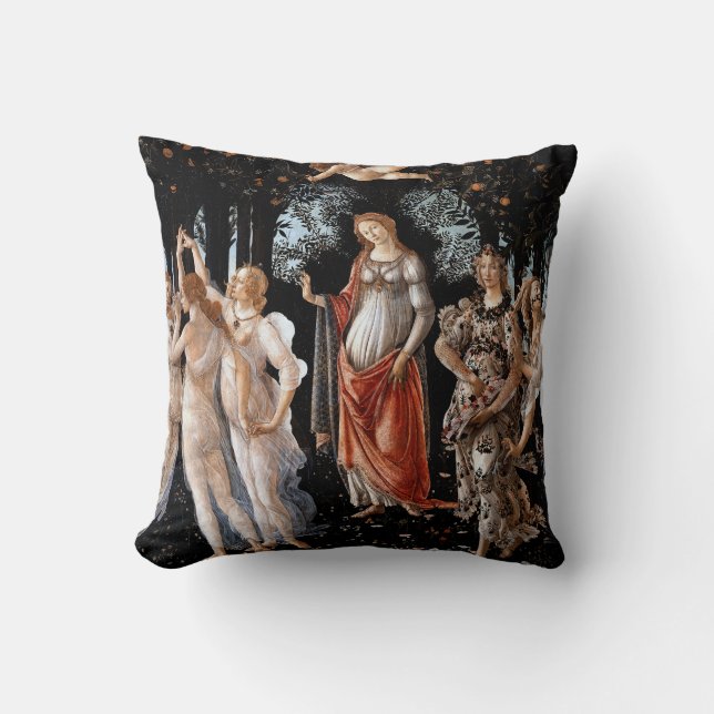 Primavera Botticelli-Sierkussen Kussen (Voorkant)