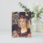 Primavera, detail Flora, Botticelli c. 1482 Briefkaart (Staand voorkant)