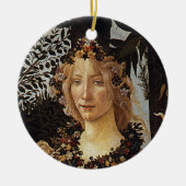 Primavera, detail Flora door Sandro Botticelli Keramisch Ornament (Voorkant)