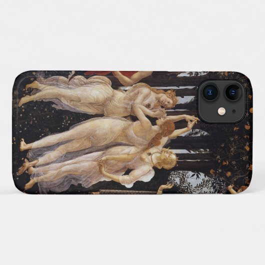 Primavera Detail of Three Graces by Botticelli Case-Mate iPhone Case (Achterkant (horizontaal))
