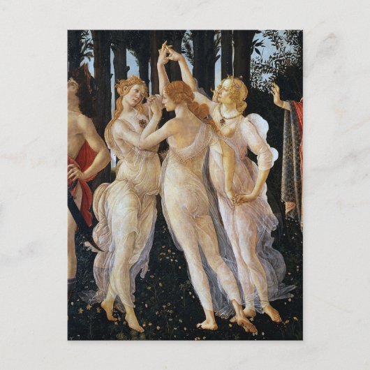 Primavera (detail), Sandro Botticelli, 1482 Briefkaart (Voorkant)