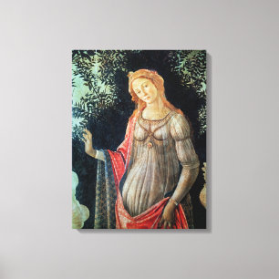 Primavera, detail van Venus, c.1478 Canvas Afdruk