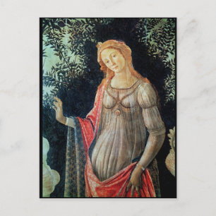 Primavera, detail van Venus, ca.1478 Briefkaart