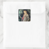 Primavera, detail van Venus, ca.1478 Vierkante Sticker (Tas)