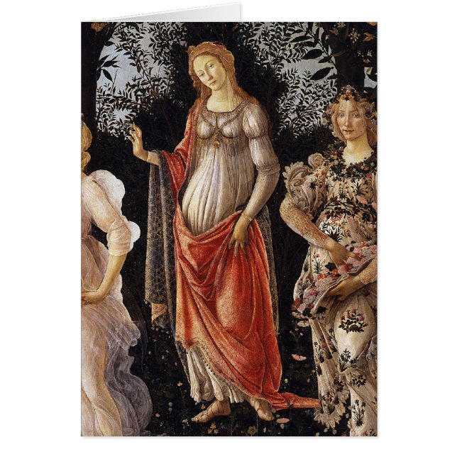 Primavera, Detail van Venus, door Sandro Botticell (Voorkant)