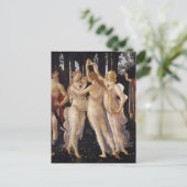 Primavera, Drie Graces, van Sandro Botticelli Briefkaart (Staand voorkant)