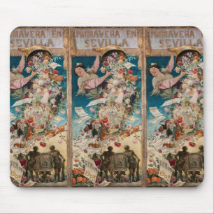 "Primavera en Sevilla" kunst mousepad Muismat
