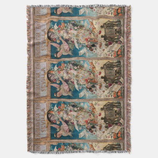 "Primavera en Sevilla" kunstdeken Deken (Voorkant Verticaal)