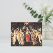 Primavera / Leerlente van Botticelli Briefkaart (Staand voorkant)