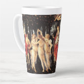 Primavera / Leerlente van Botticelli Latte Mok (Linkerhoek)