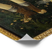 Primavera / Leerlente van Botticelli Poster (Hoek)