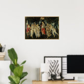 Primavera / Leerlente van Botticelli Poster (Thuiskantoor)