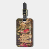 Primavera, Leerlente van Sandro Botticelli Bagagelabel (Voorkant verticaal)