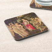 Primavera, Leerlente van Sandro Botticelli Drankjes Onderzetter (Linkerzijde)