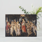 Primavera, Leerlente van Sandro Botticelli Kaart (Staand voorkant)