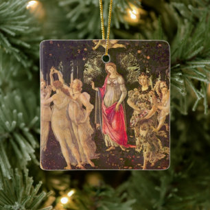 Primavera, Leerlente van Sandro Botticelli Keramisch Ornament