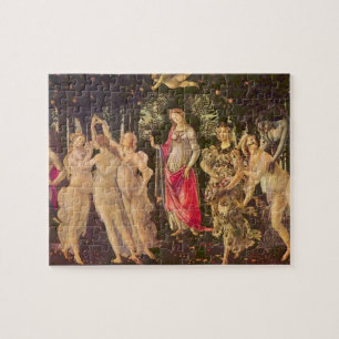 Primavera, Leerlente van Sandro Botticelli Legpuzzel