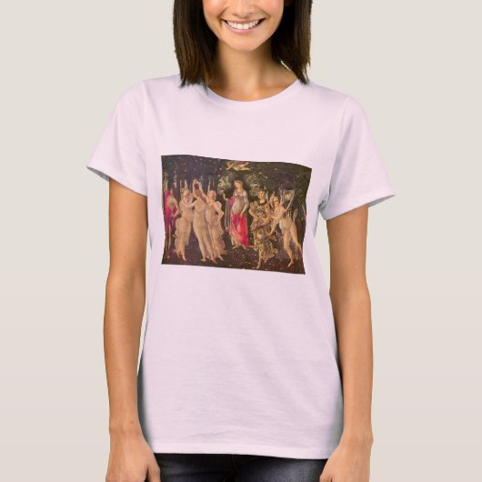 Primavera, Leerlente van Sandro Botticelli T-shirt (Voorkant)