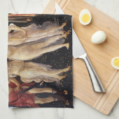 Primavera, Leerlente van Sandro Botticelli Theedoek (Quarter Fold)