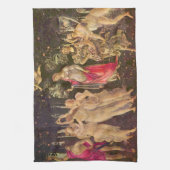 Primavera, Leerlente van Sandro Botticelli Theedoek (Verticaal)