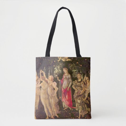 Primavera, Leerlente van Sandro Botticelli Tote Bag (Voorkant)