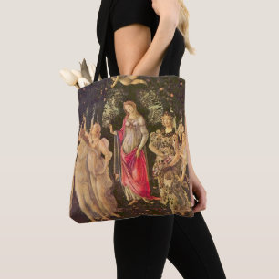 Primavera, Leerlente van Sandro Botticelli Tote Bag