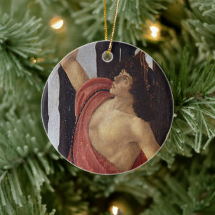 Primavera, Mercurius detail van Sandro Botticelli Keramisch Ornament