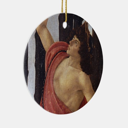 Primavera, Mercurius detail van Sandro Botticelli Keramisch Ornament (Rechts)