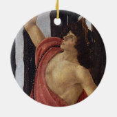 Primavera, Mercurius detail van Sandro Botticelli Keramisch Ornament (Achterkant)