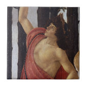 Primavera, Mercurius detail van Sandro Botticelli Tegeltje (Voorkant)