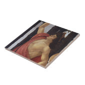 Primavera, Mercurius detail van Sandro Botticelli Tegeltje (Zijkant)