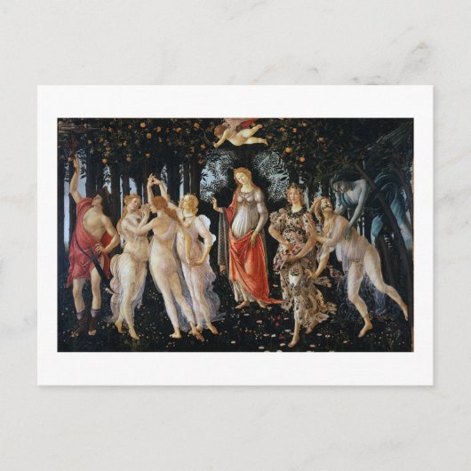 Primavera, Sandro Botticelli, 1482 Briefkaart (Voorkant)