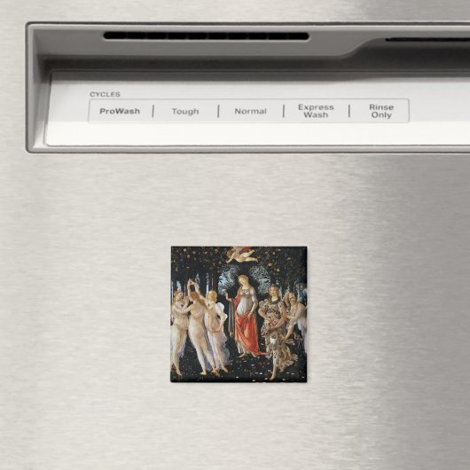 Primavera, Sandro Botticelli, 1482 Magneet (Insitu (Vaatwasser))